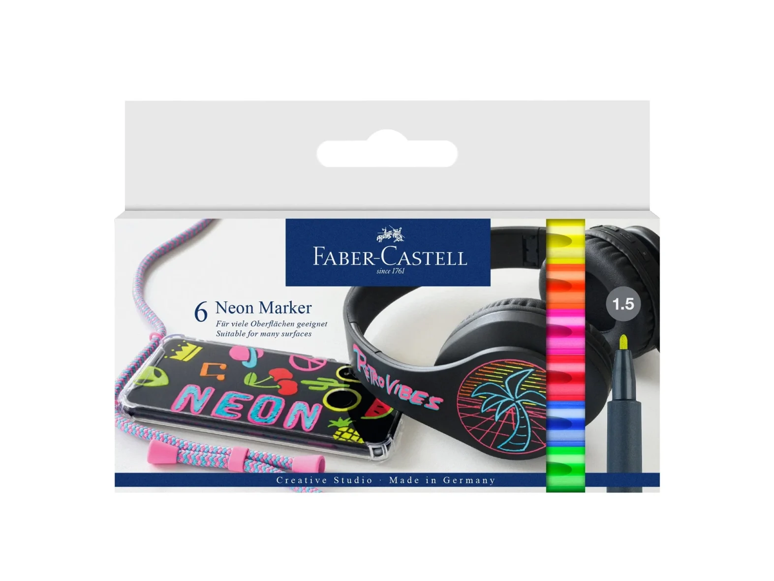 Markerji neon, FABER CASTELL