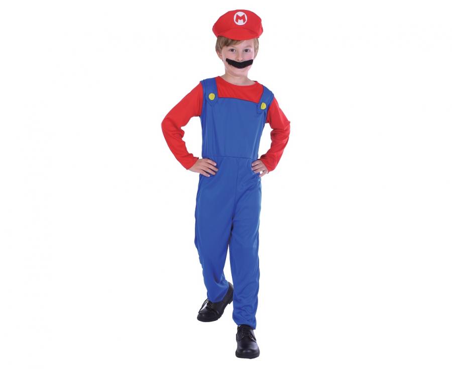 Otroški kostum SUPER MARIO, nelicenčni 3 Otroški kostum SUPER MARIO, nelicenčni